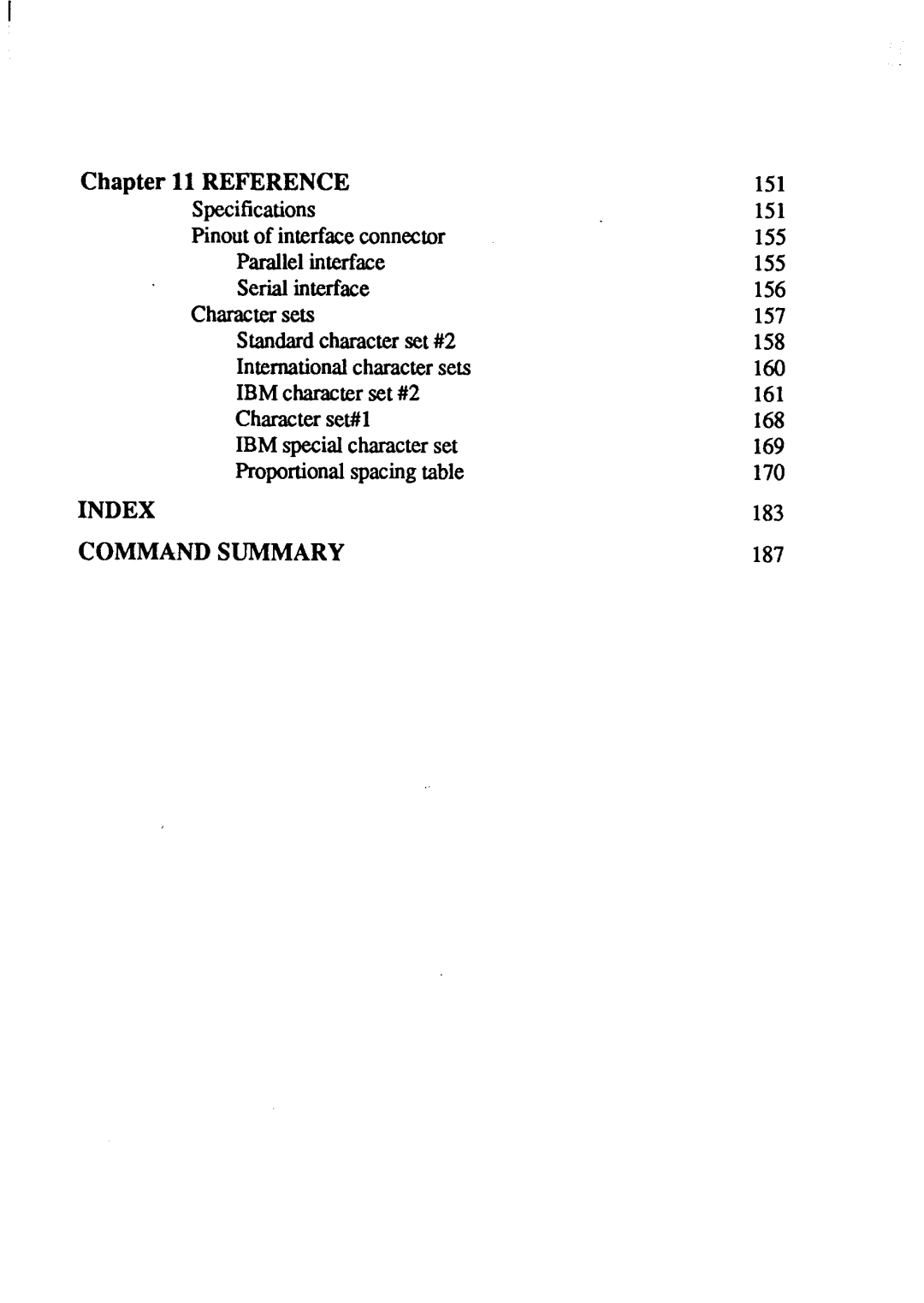 Star Micronics XB-2425, XB-2420 user manual 151, 183, 187 