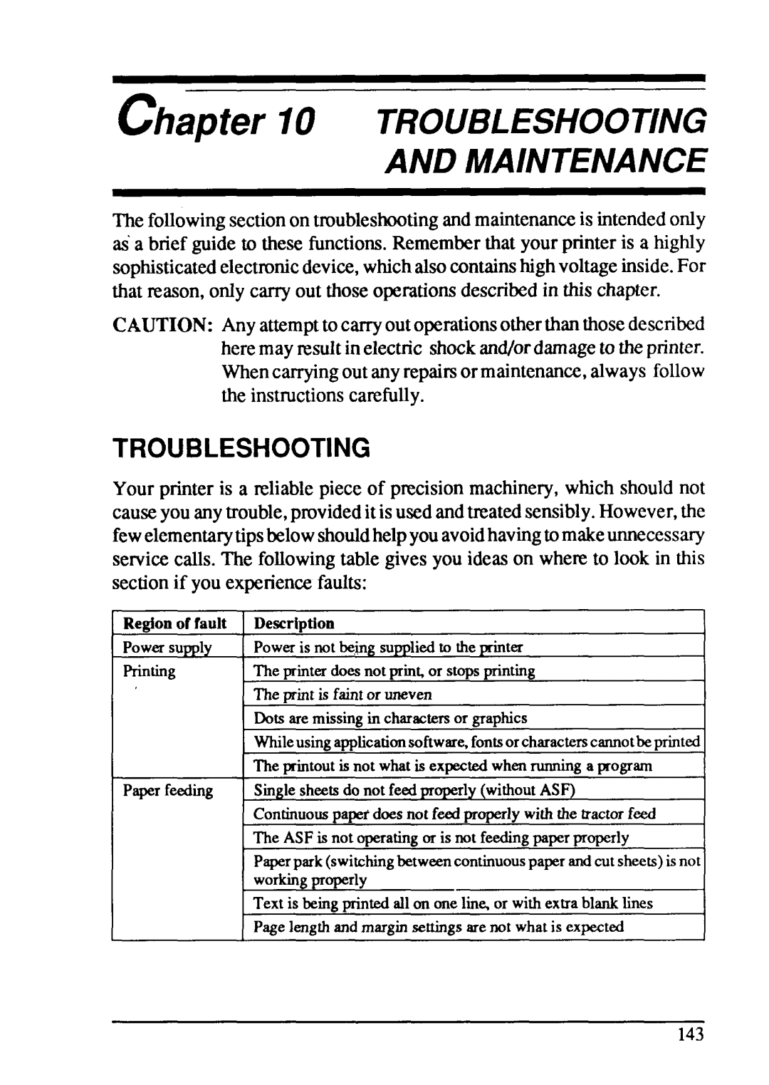 Star Micronics XB-2420, XB-2425 user manual Maintenance 