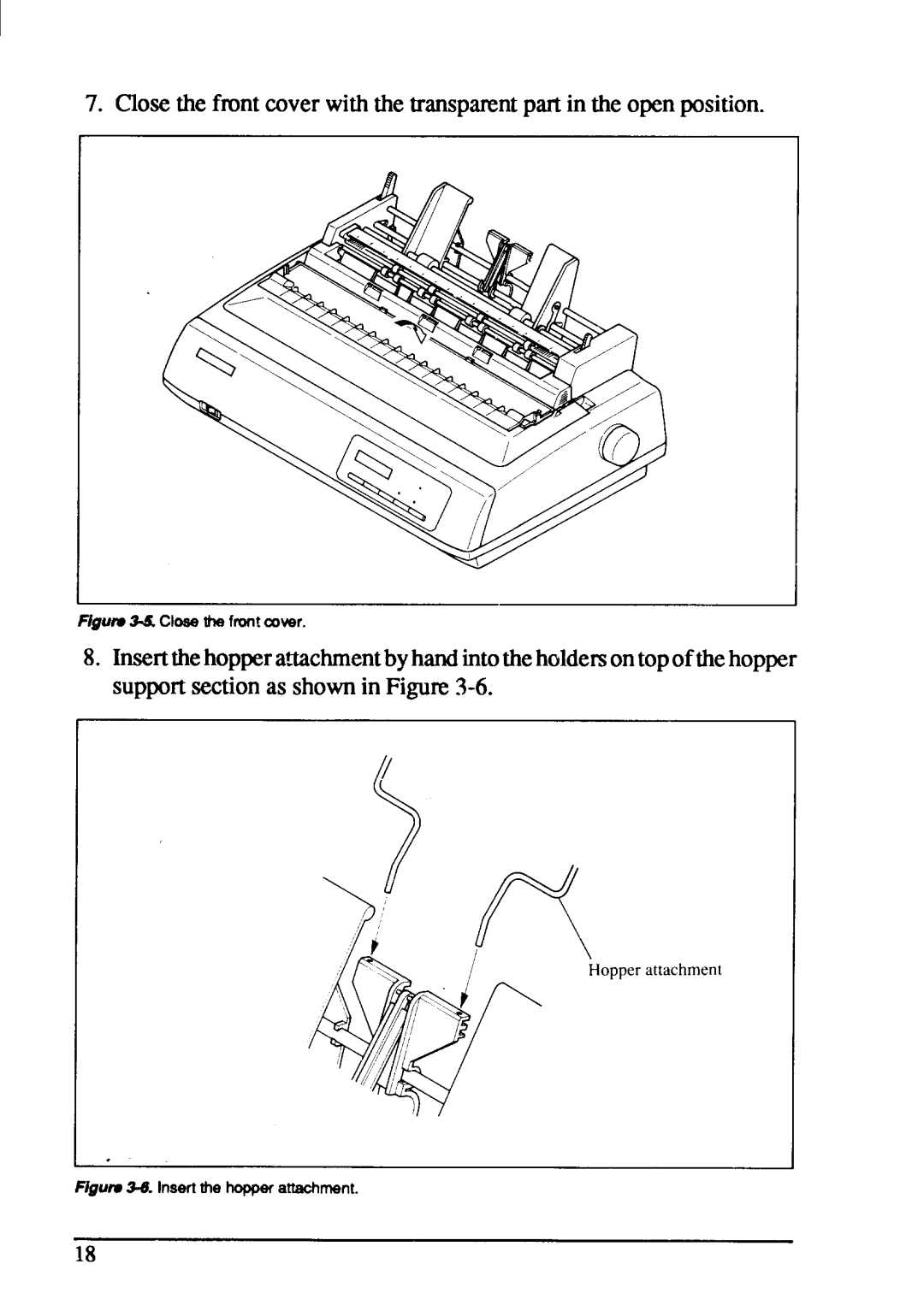 Star Micronics XB-2425, XB-2420 user manual Close me mnt CoverwIt.hthe transparentpart m the openposmon 