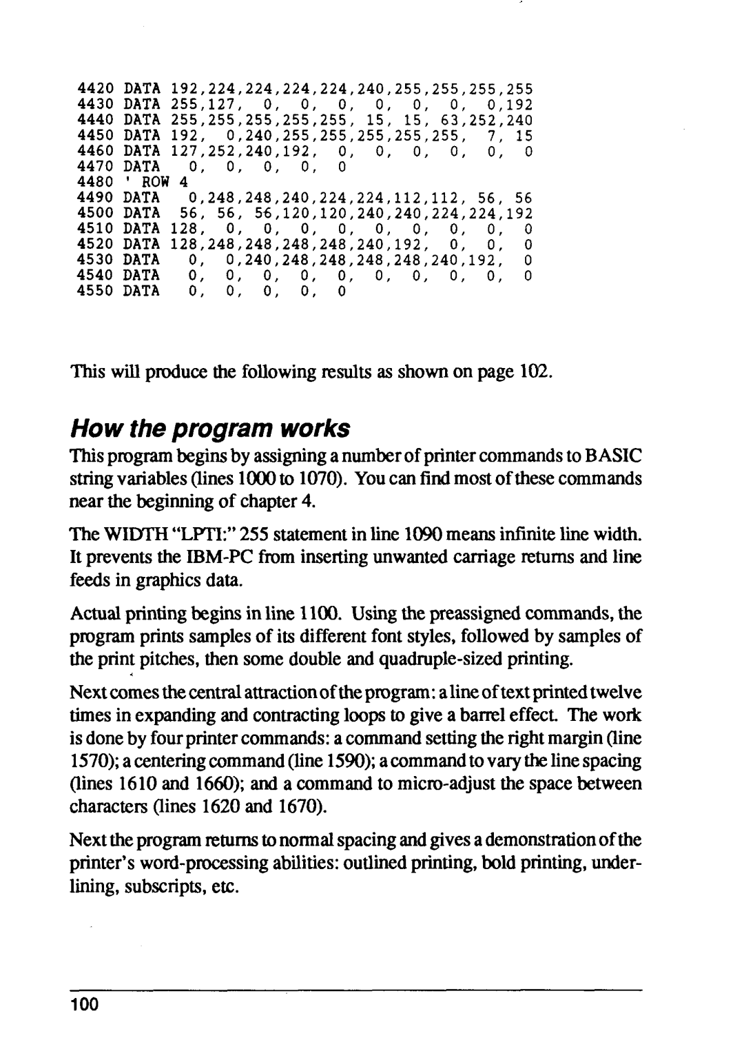 Star Micronics XB24-10, XB24-15 user manual How the program works 