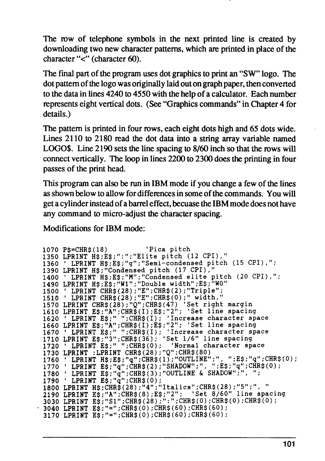 Star Micronics XB24-15, XB24-10 user manual 101 