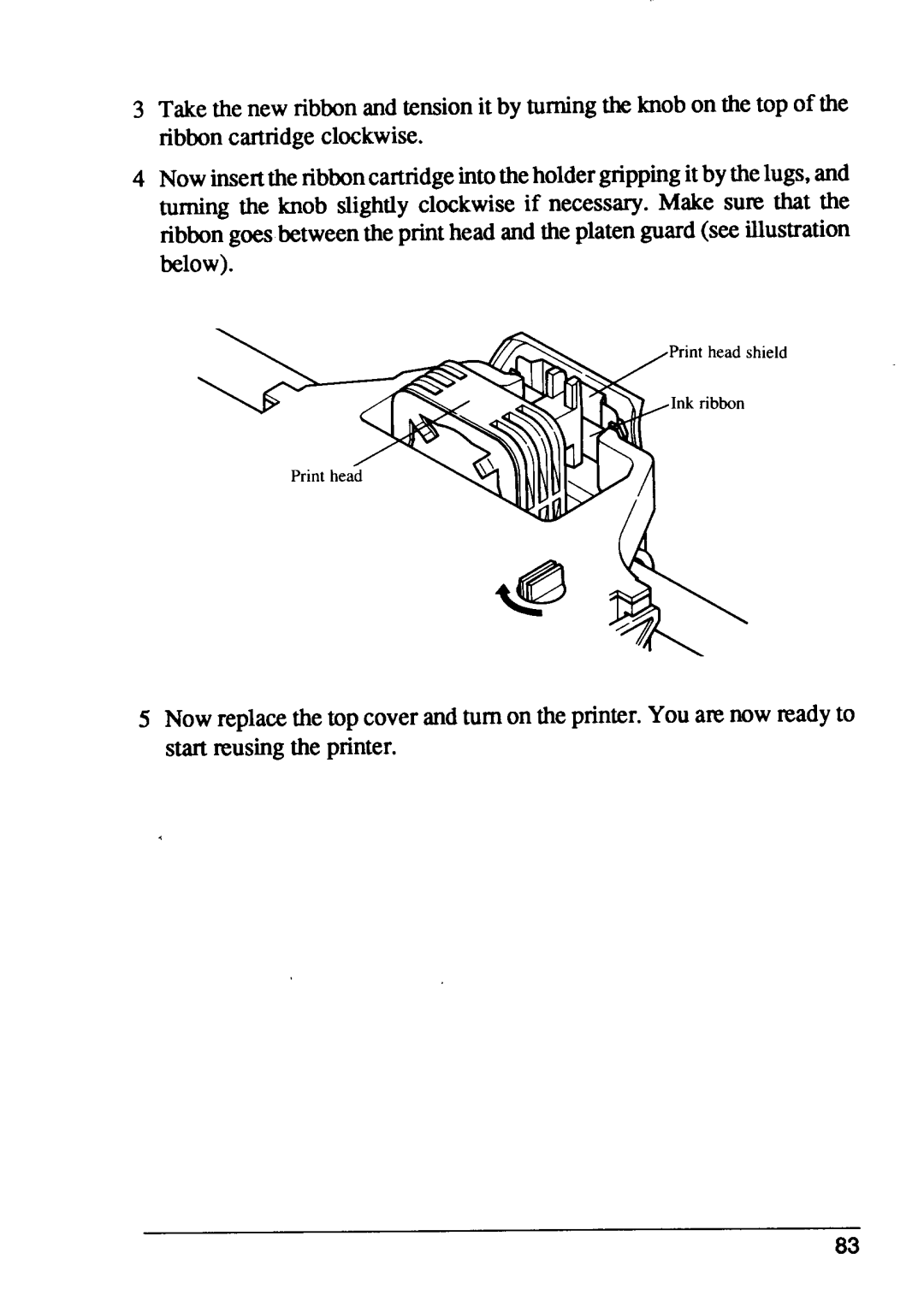 Star Micronics XB24-15, XB24-10 user manual Print head shield 