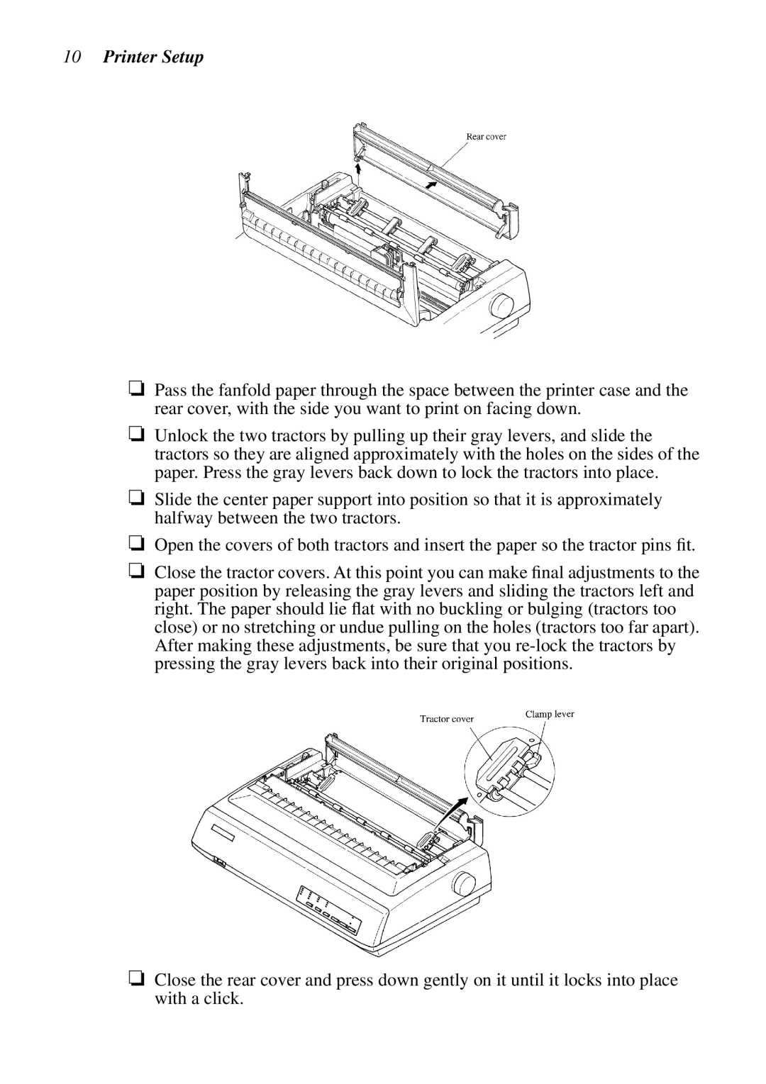 Star Micronics XB24-250 II user manual Printer Setup 