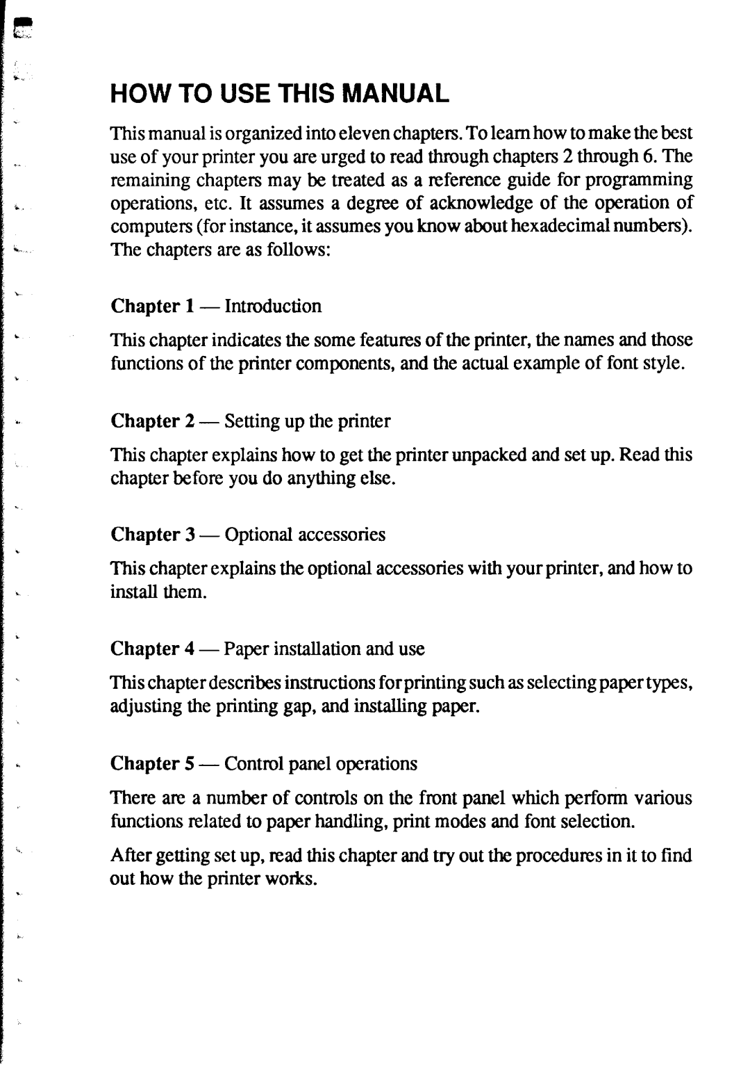 Star Micronics XR-1520, XR-1020 manual HOW to USE this Manual 