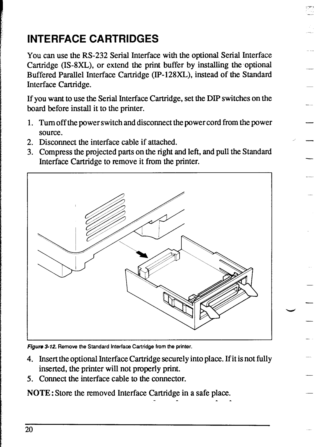 Star Micronics XR-1020, XR-1520 manual Interface Cartridges 