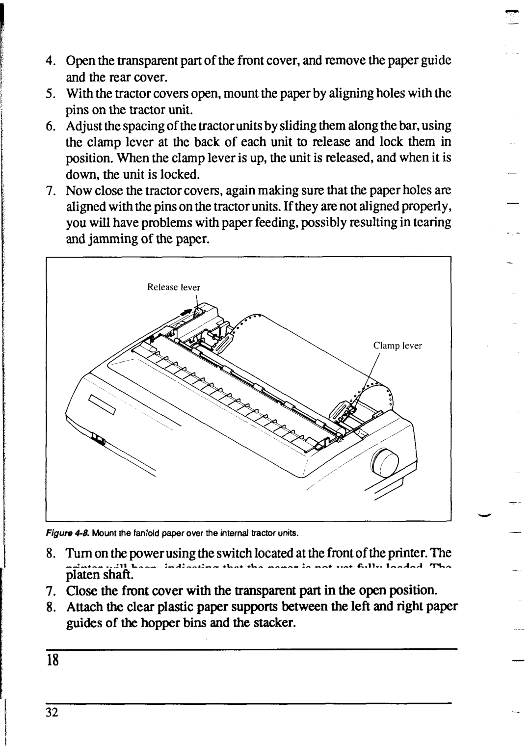 Star Micronics XR-1020, XR-1520 manual 1button. The paper will be fed past the print 