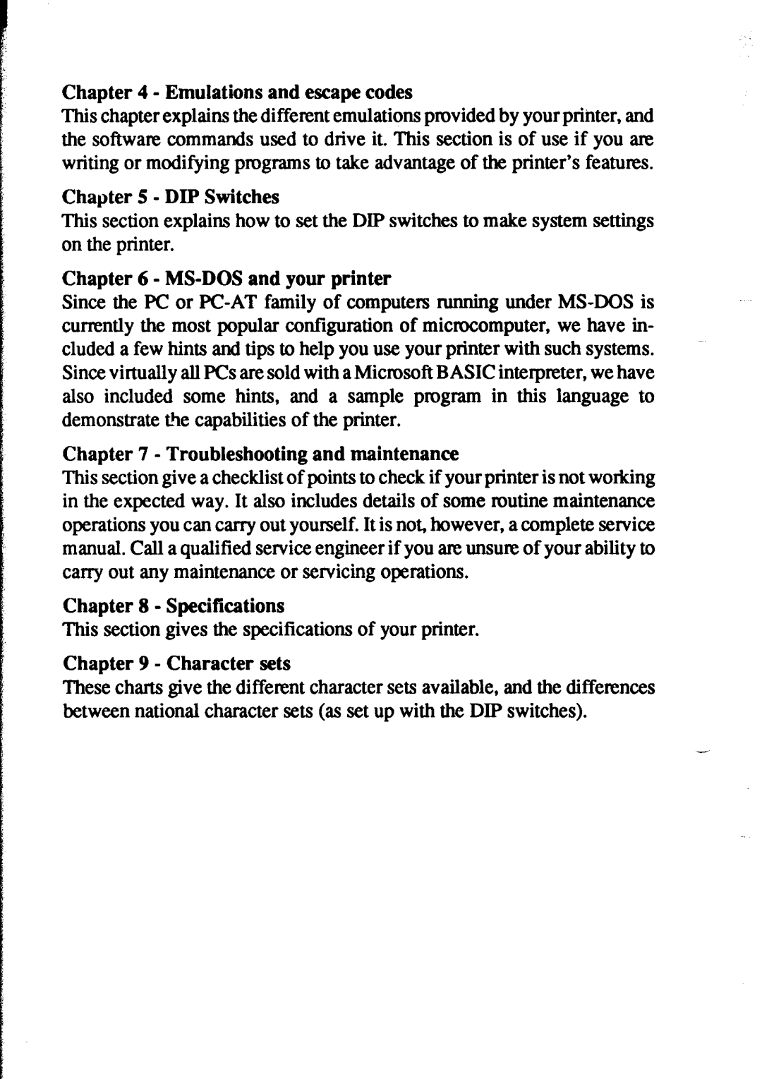 Star Micronics XR-1500, XR-1000 user manual DIP Switches 