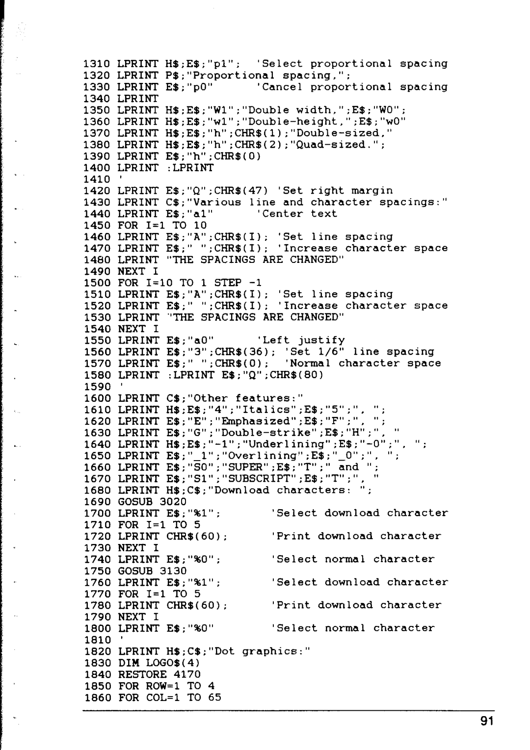 Star Micronics XR-1000, XR-1500 user manual Lprint 