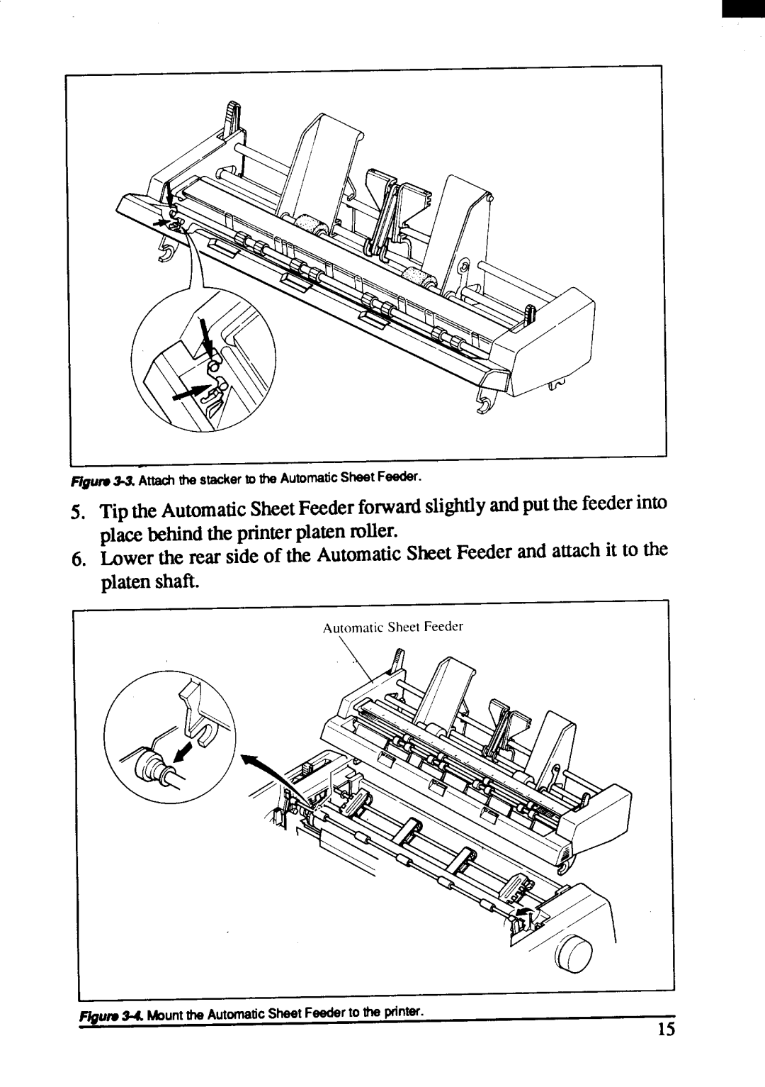 Star Micronics ZA-200, ZA-250 user manual Aufomatic Sheet Feeder 