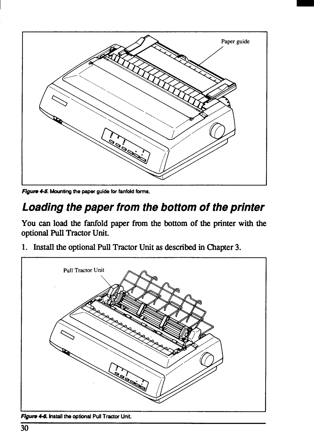 Star Micronics ZA-250, ZA-200 user manual Loadingthepaper from the bottomof theprinter 