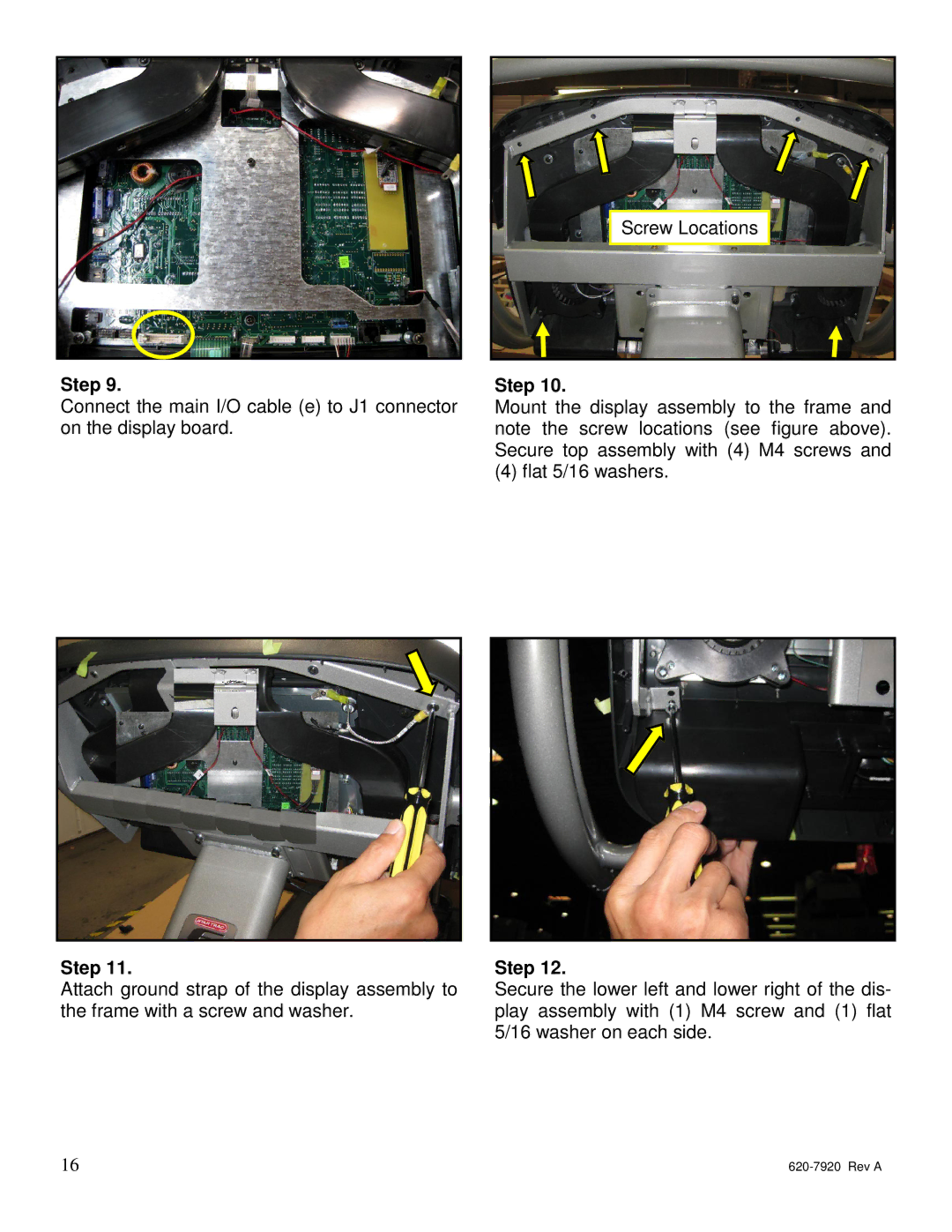 Star Trac 620-7920 manual Step 