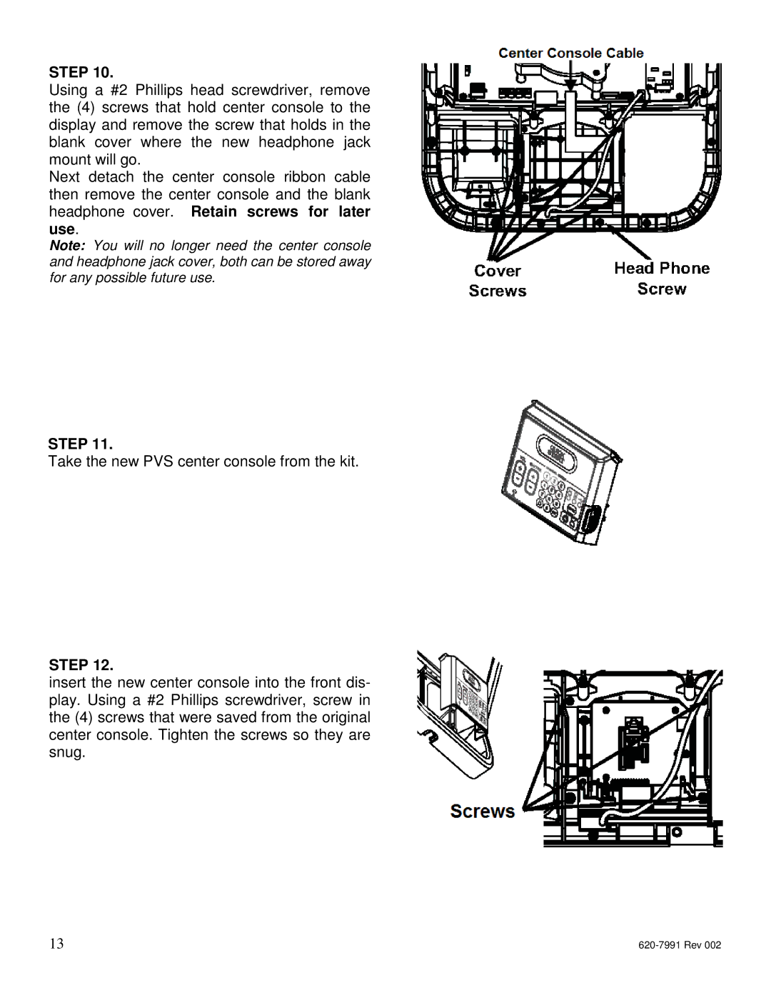 Star Trac E-UBi, E-STi, E-TBTi, E-RBi, E-TRi manual Step 