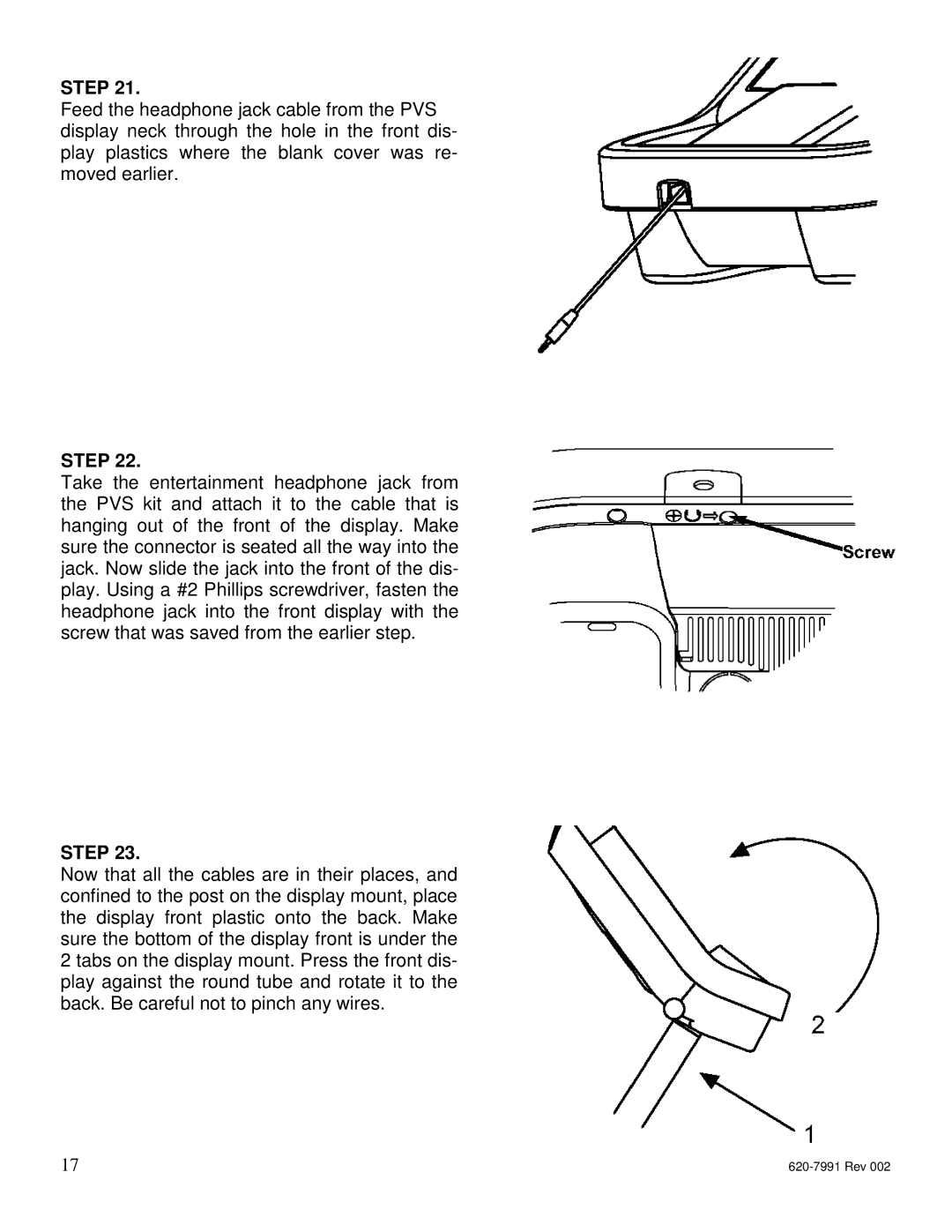 Star Trac E-RBi, E-STi, E-TBTi, E-UBi, E-TRi manual Step 