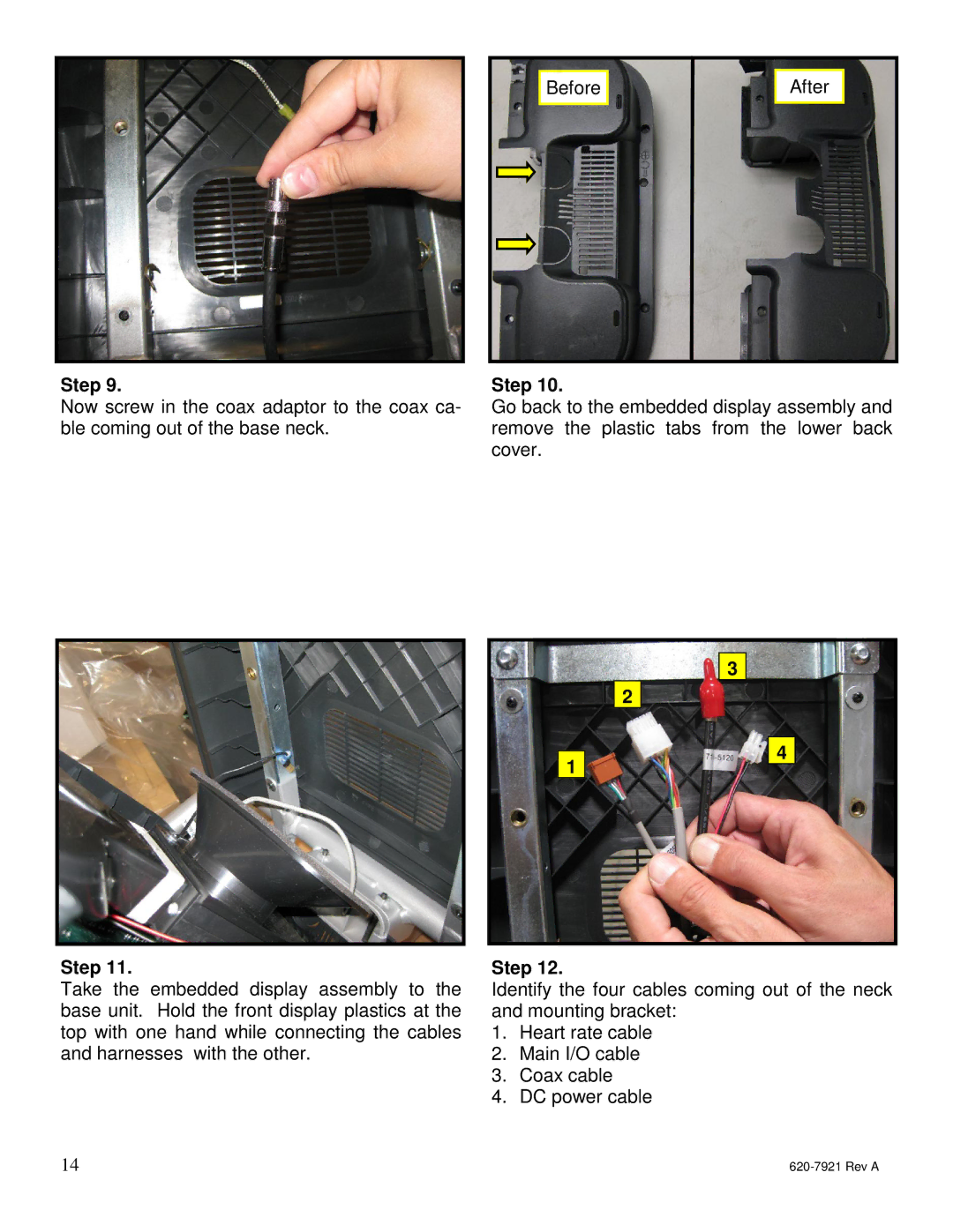 Star Trac E-TBTe manual Before After 