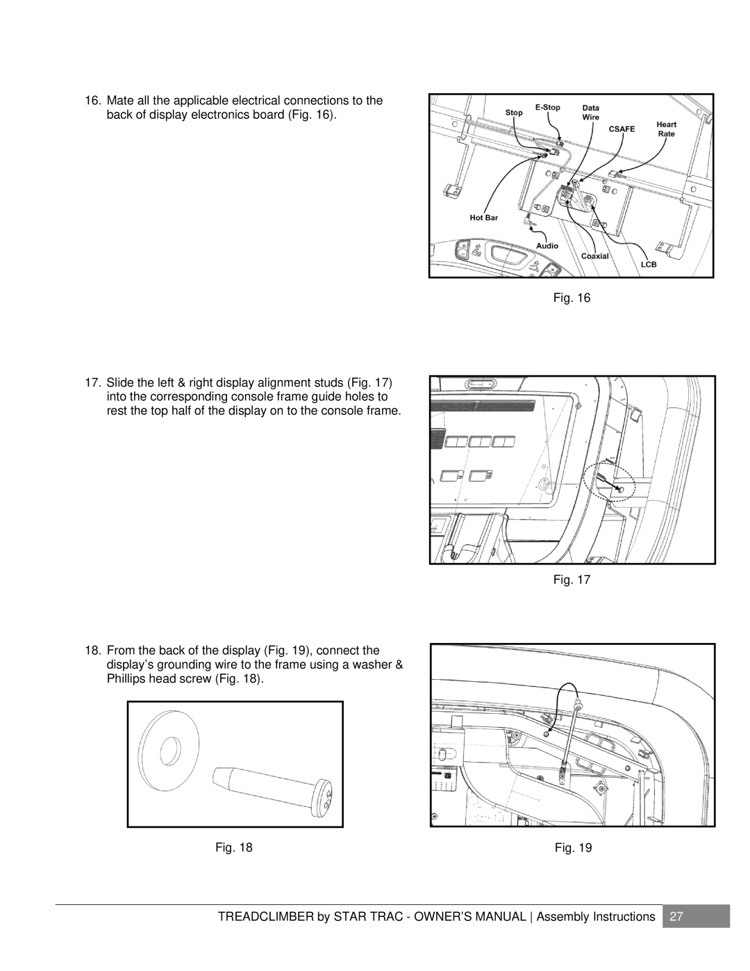 Star Trac E-TCI, NOT FOUND manual 