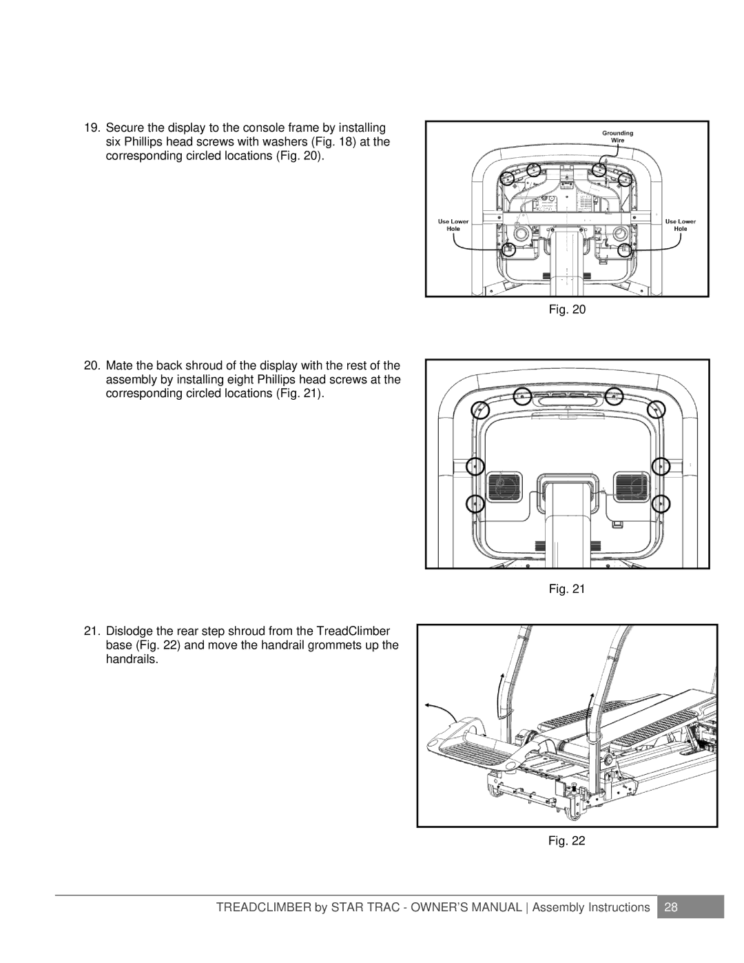 Star Trac NOT FOUND, E-TCI manual 