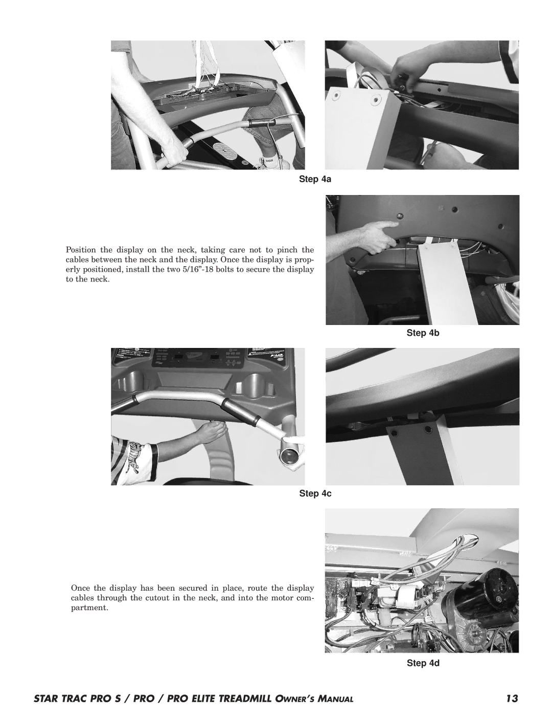 Star Trac Pro STM Treadmill manual 