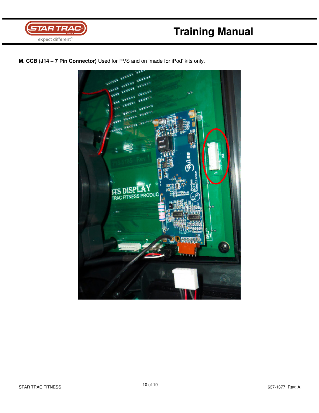 Star Trac Sep-80 manual Training Manual 