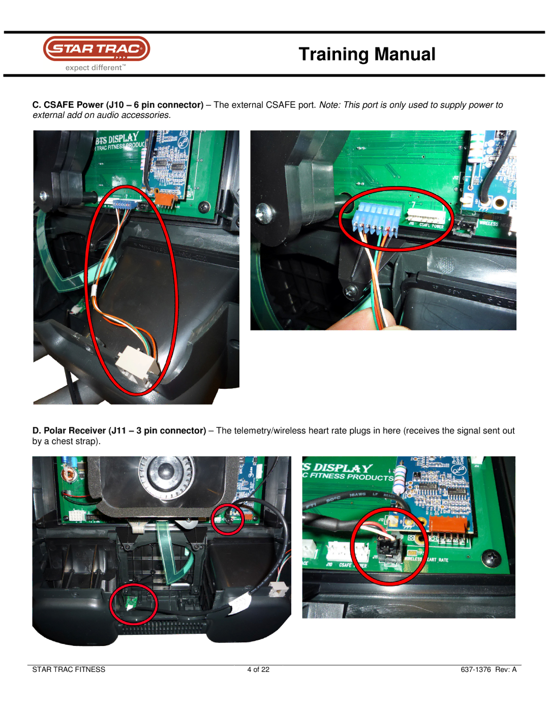 Star Trac Sep-90 manual Training Manual 