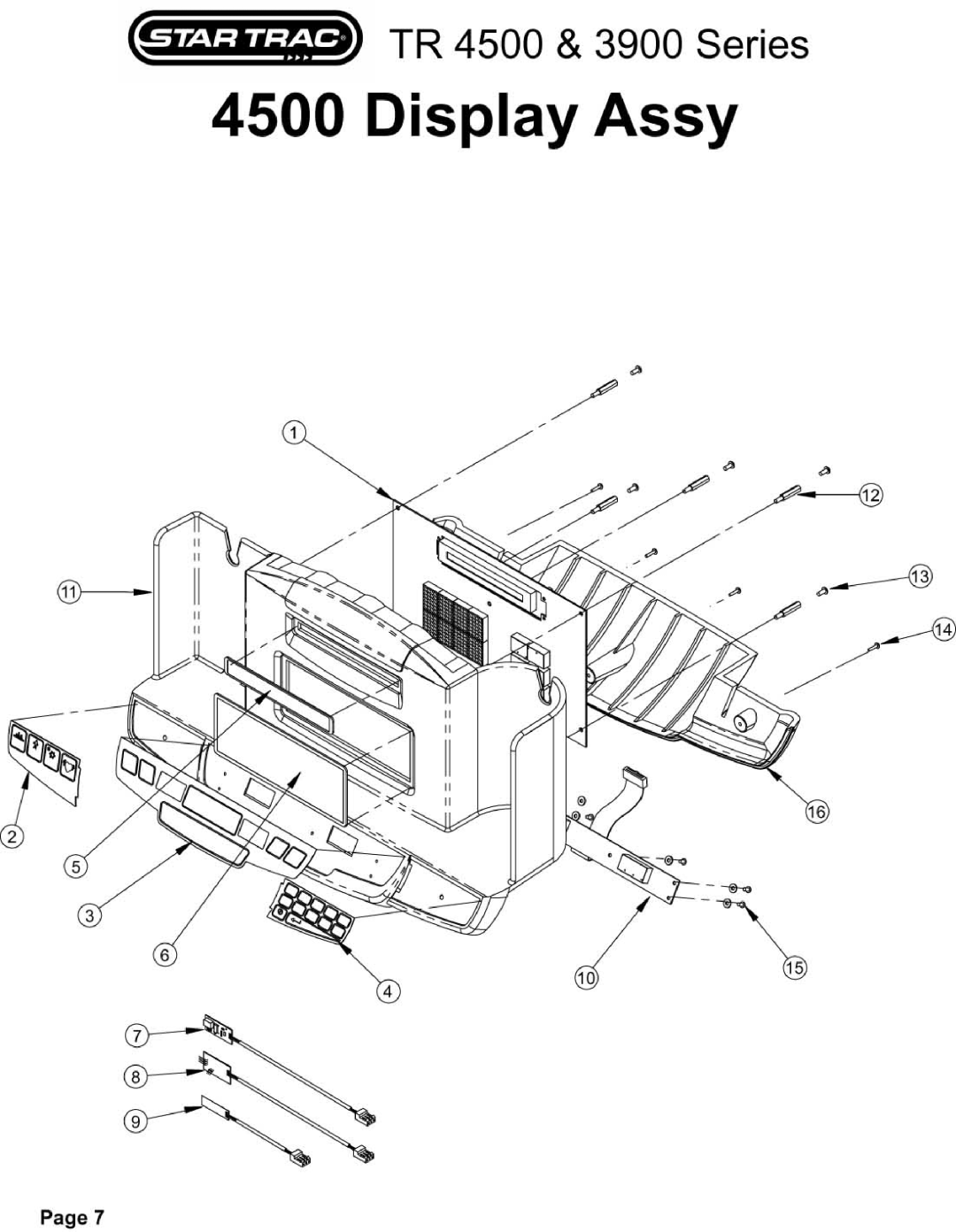 Star Trac TR 4500 manual 