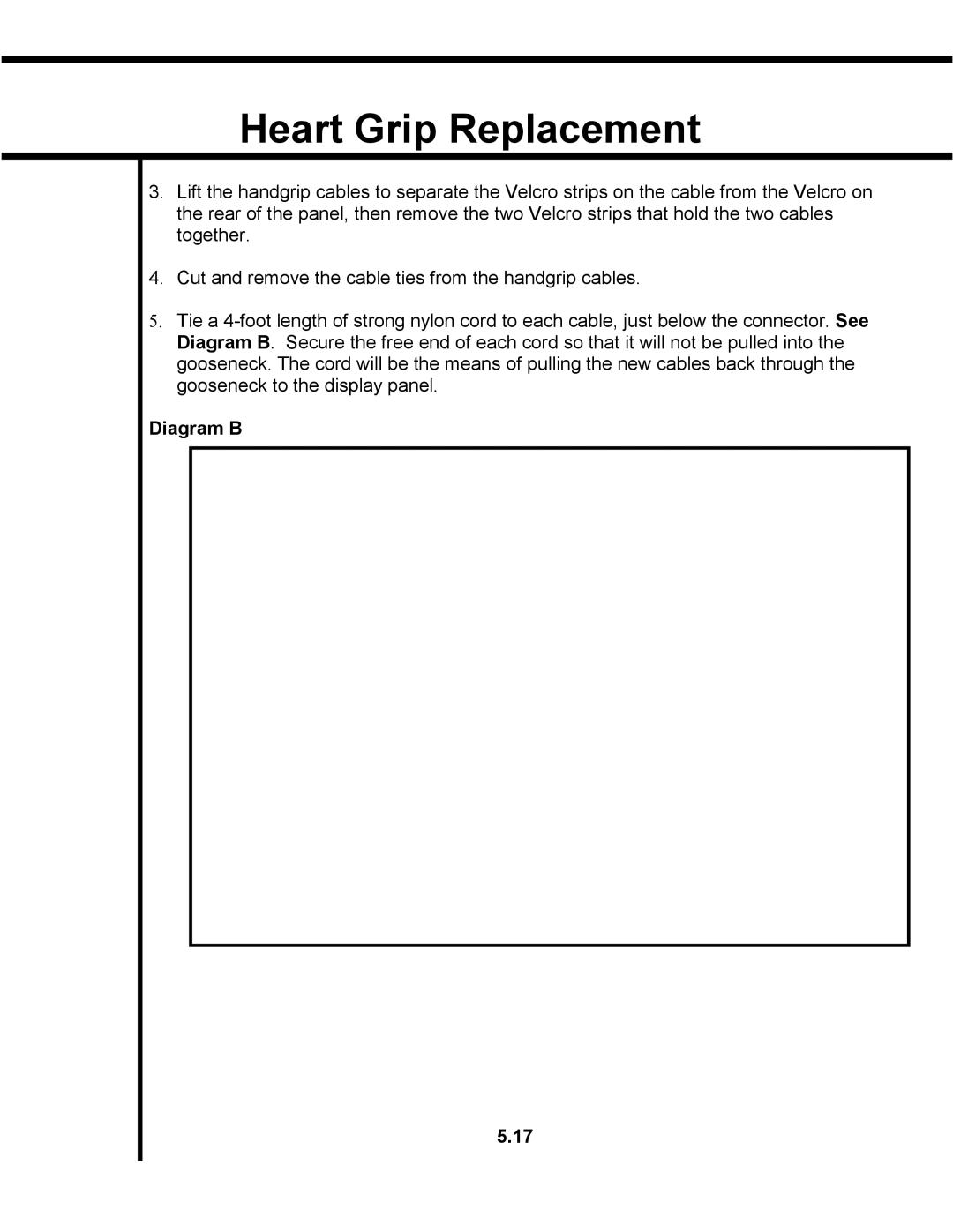 Star Trac TR 4500 manual Diagram B 