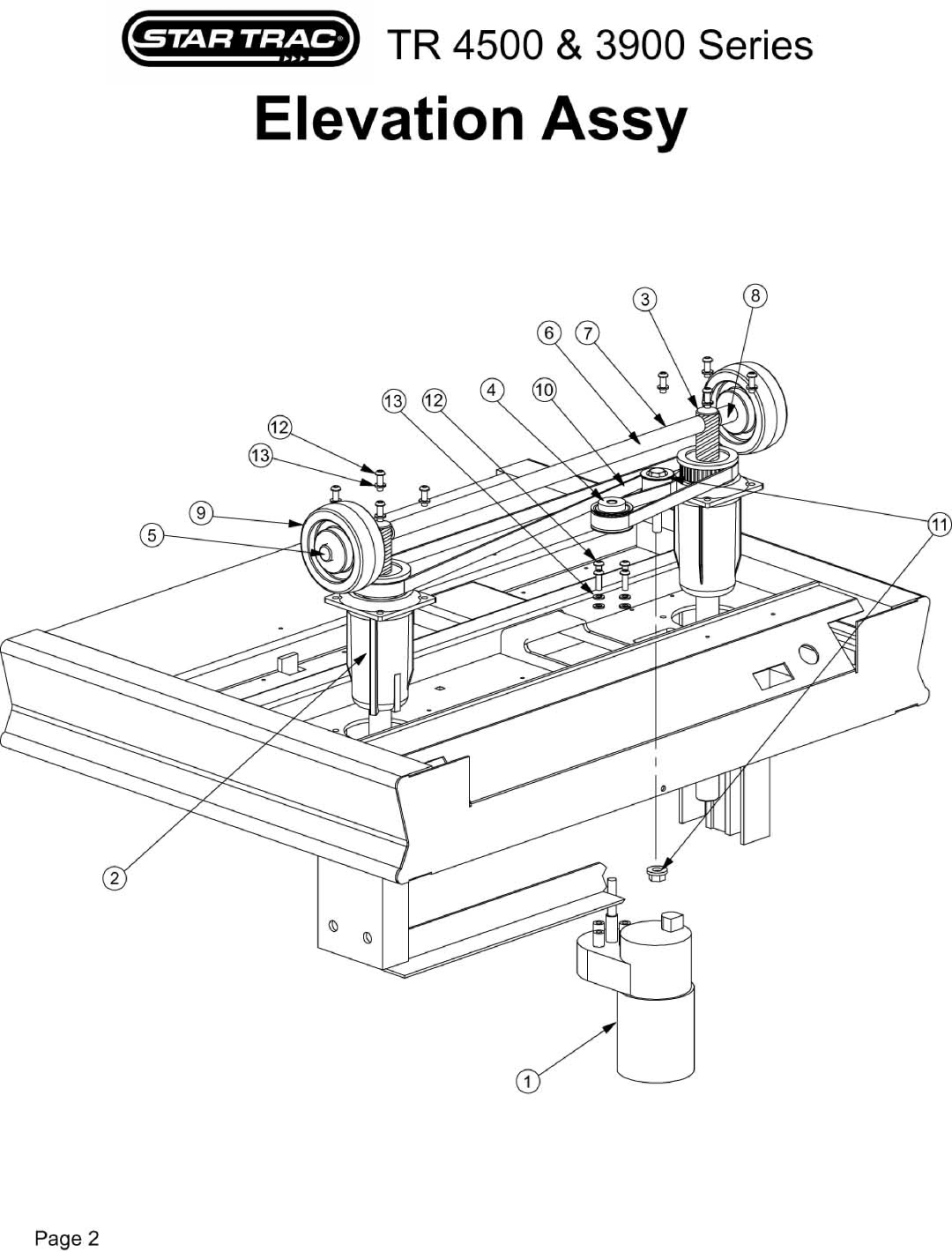 Star Trac TR 4500 manual 