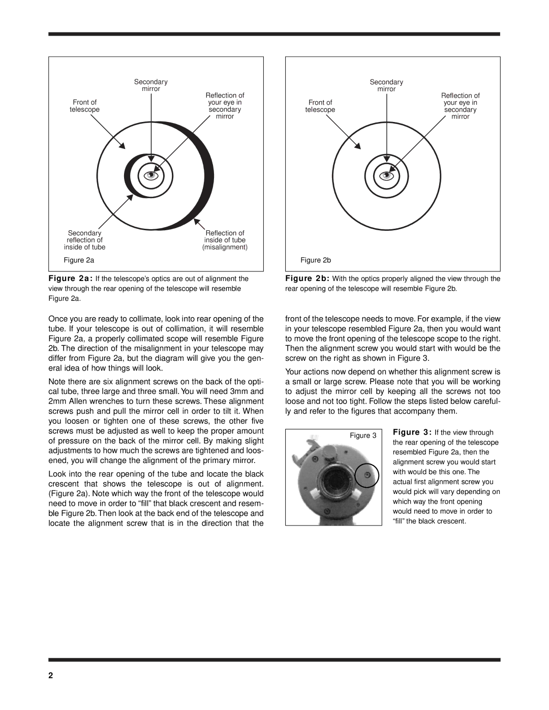 Starmax Resource 9825 Resembled a, then, Alignment screw you would start, With would be this one, Fill the black crescent 