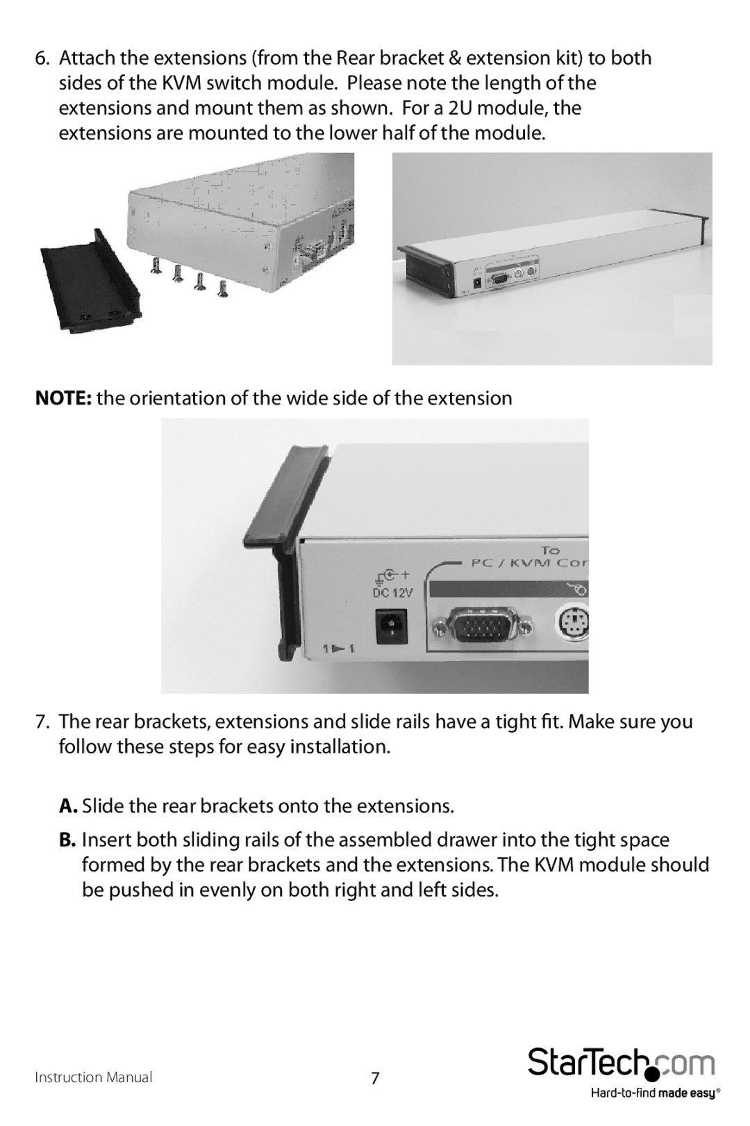 StarTech.com 1UCABCONS17, 1UCABCONS19 manual 