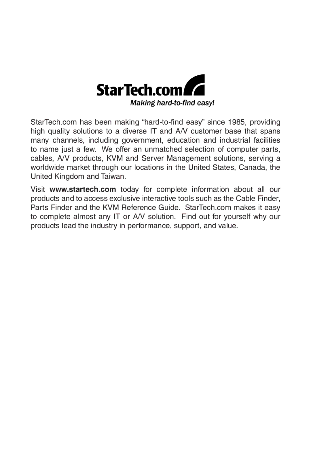 StarTech.com CPNTA2HDMI manual 