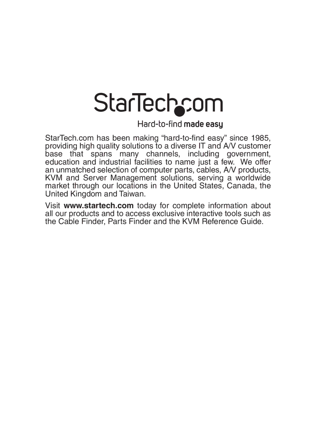 StarTech.com EC2S55254, EC1S1P55254 instruction manual 