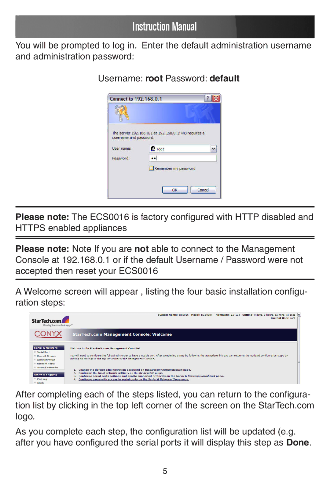 StarTech.com ECS0016 manual 