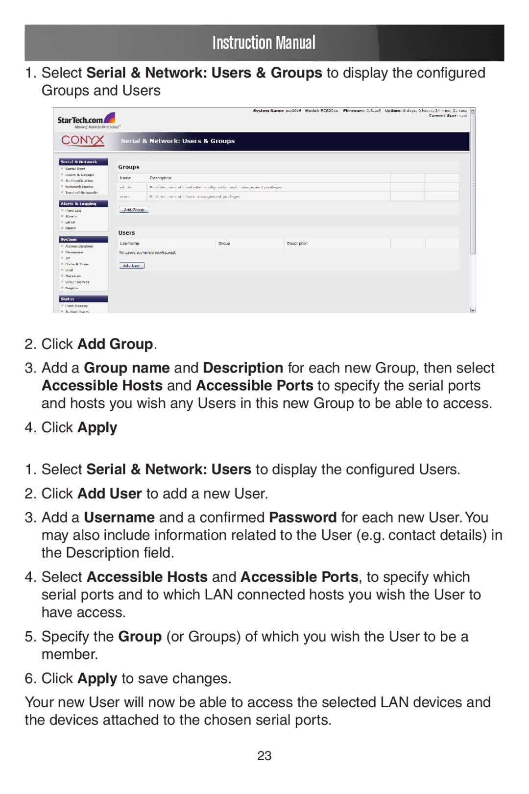 StarTech.com ECS0016 manual 