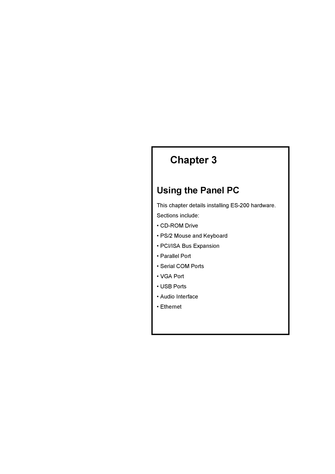 StarTech.com ES-200-77 user manual Using the Panel PC 