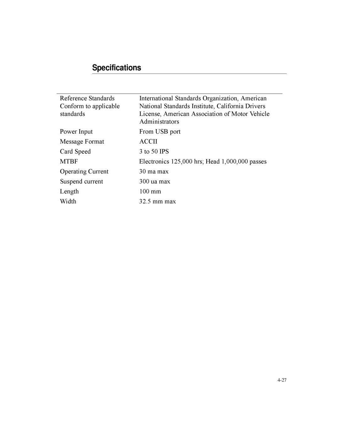 StarTech.com ESY1525L manual Specifications 