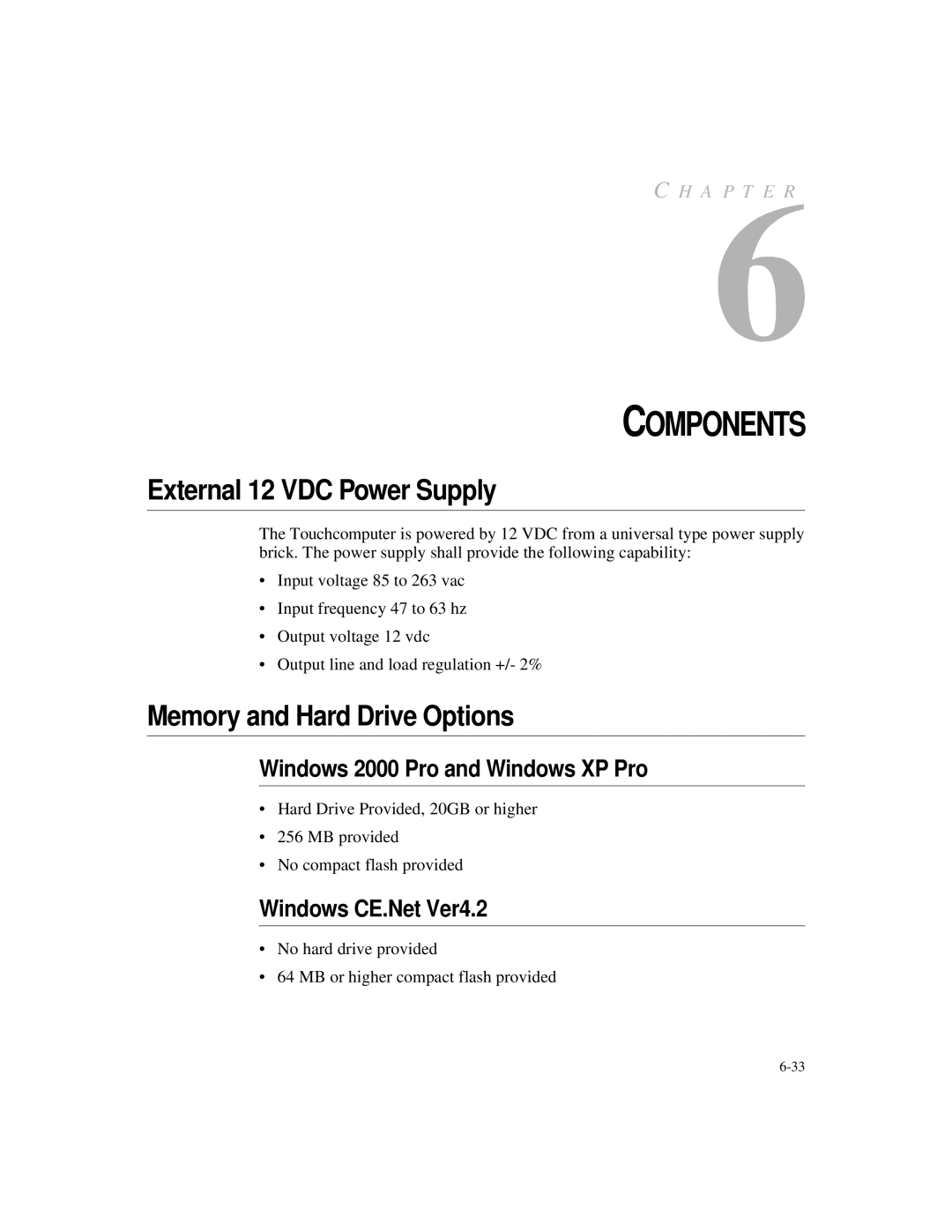 StarTech.com ESY1525L manual Memory and Hard Drive Options, Windows 2000 Pro and Windows XP Pro 