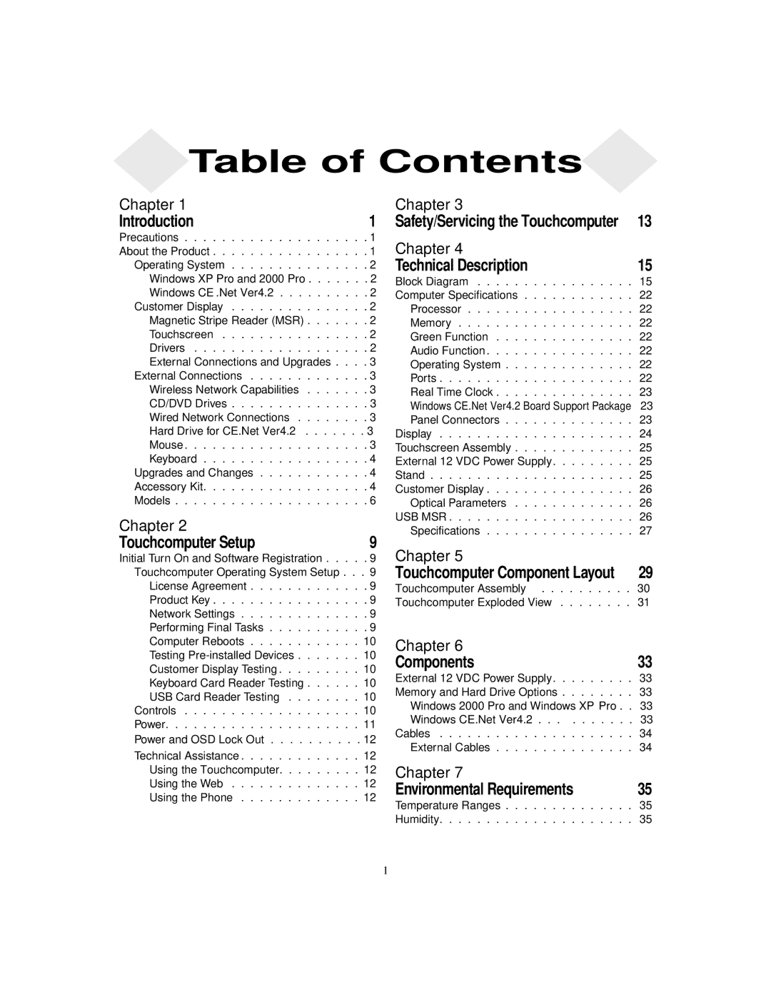 StarTech.com ESY1525L manual Table of Contents 