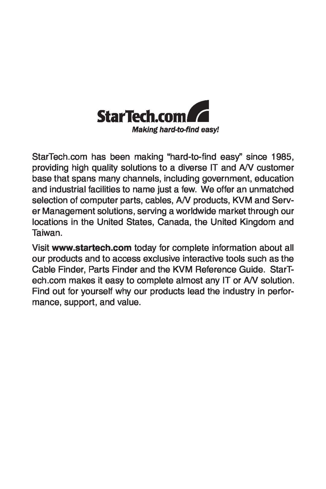 StarTech.com HSB220SAT25B manual 