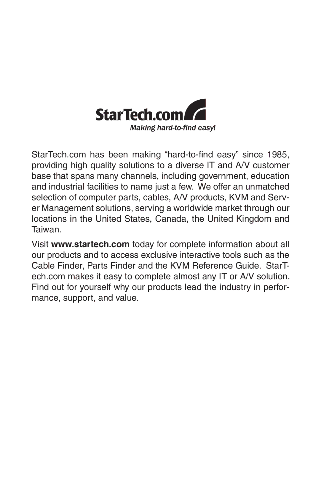 StarTech.com HSB220SAT25B manual 