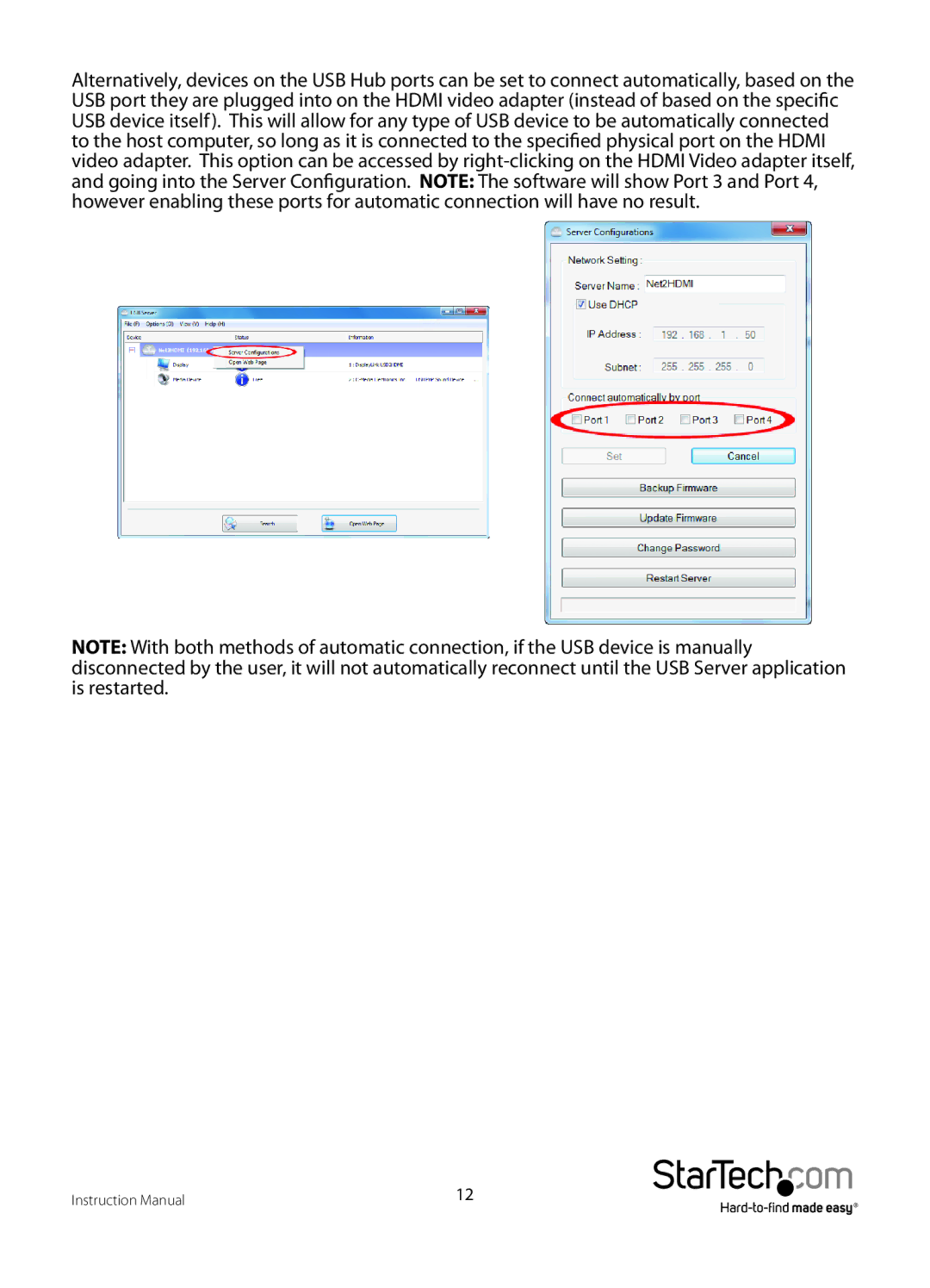 StarTech.com IPUSB2HD2 manual 