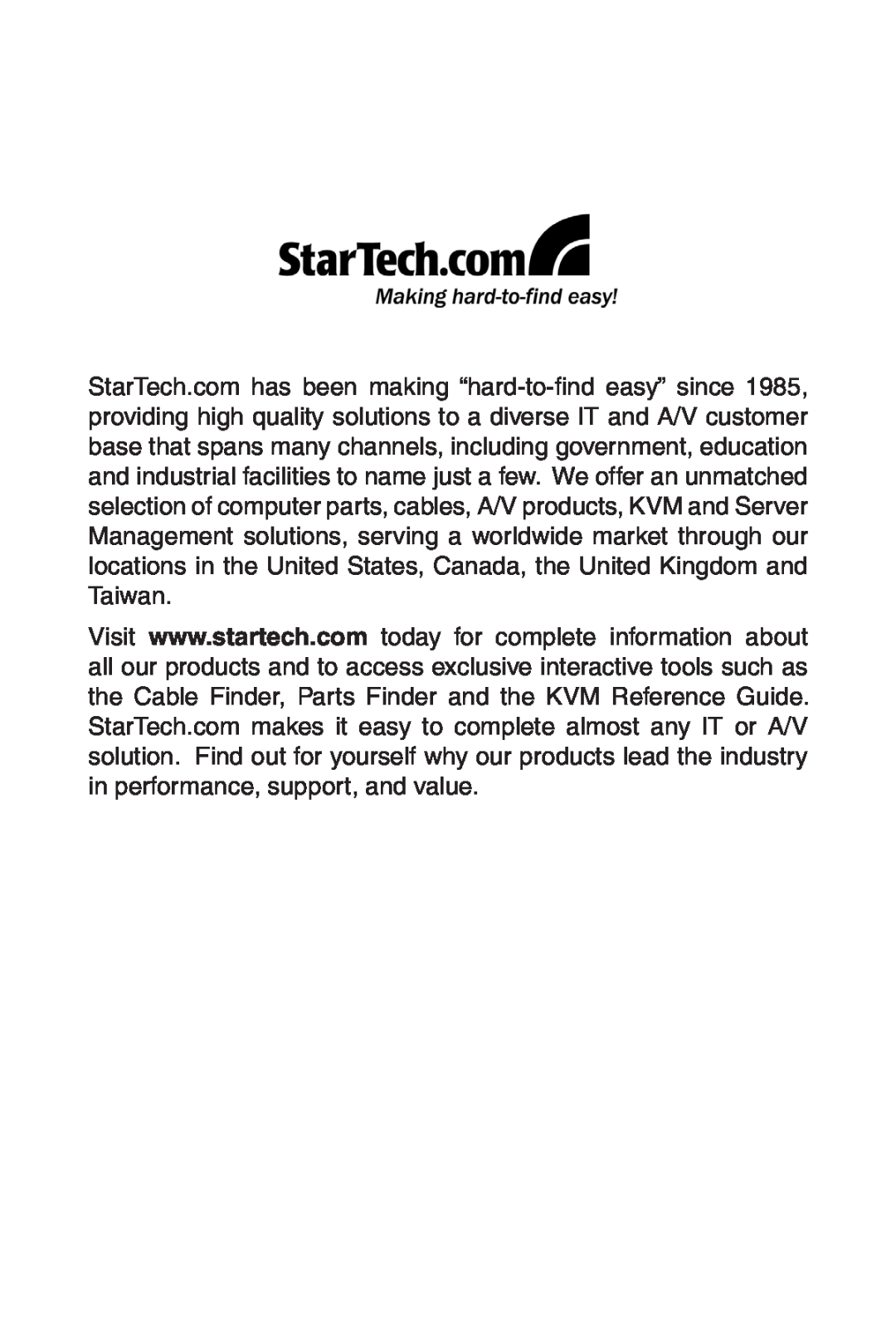 StarTech.com PEX100S manual 