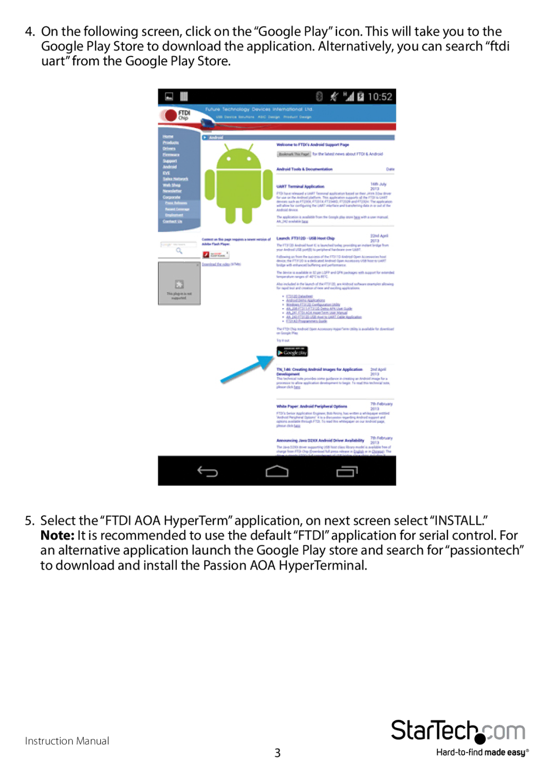 StarTech.com RS232 manual 