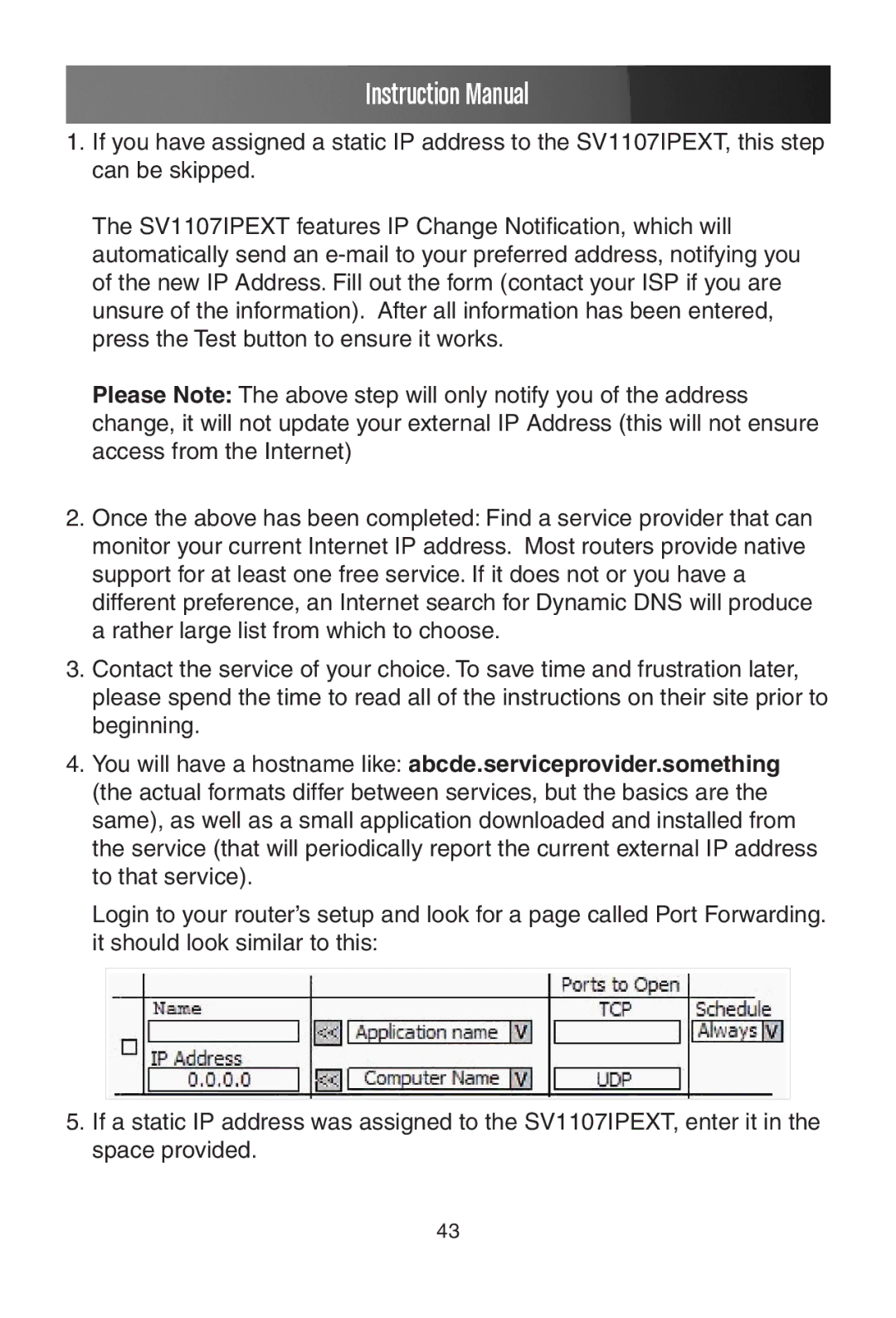 StarTech.com SV1107IPEXT manual 