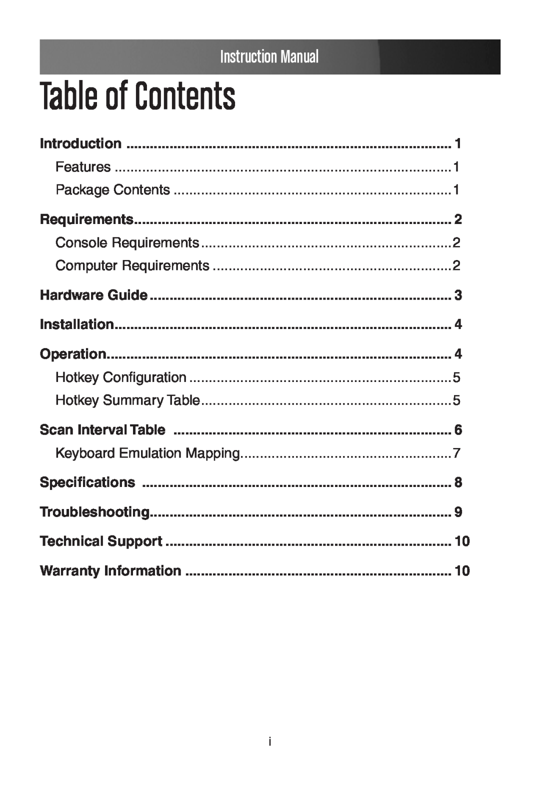 StarTech.com SV215MICUSBA Instruction Manual, Features, Package Contents, Console Requirements, Computer Requirements 