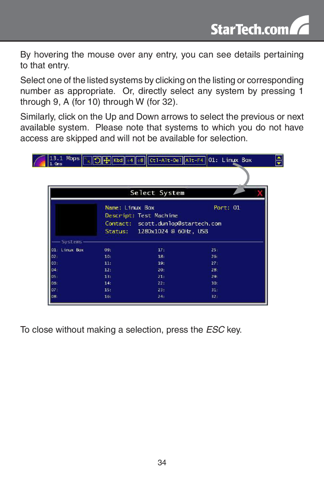 StarTech.com SV1654DX4I, SV3254DX4I instruction manual 