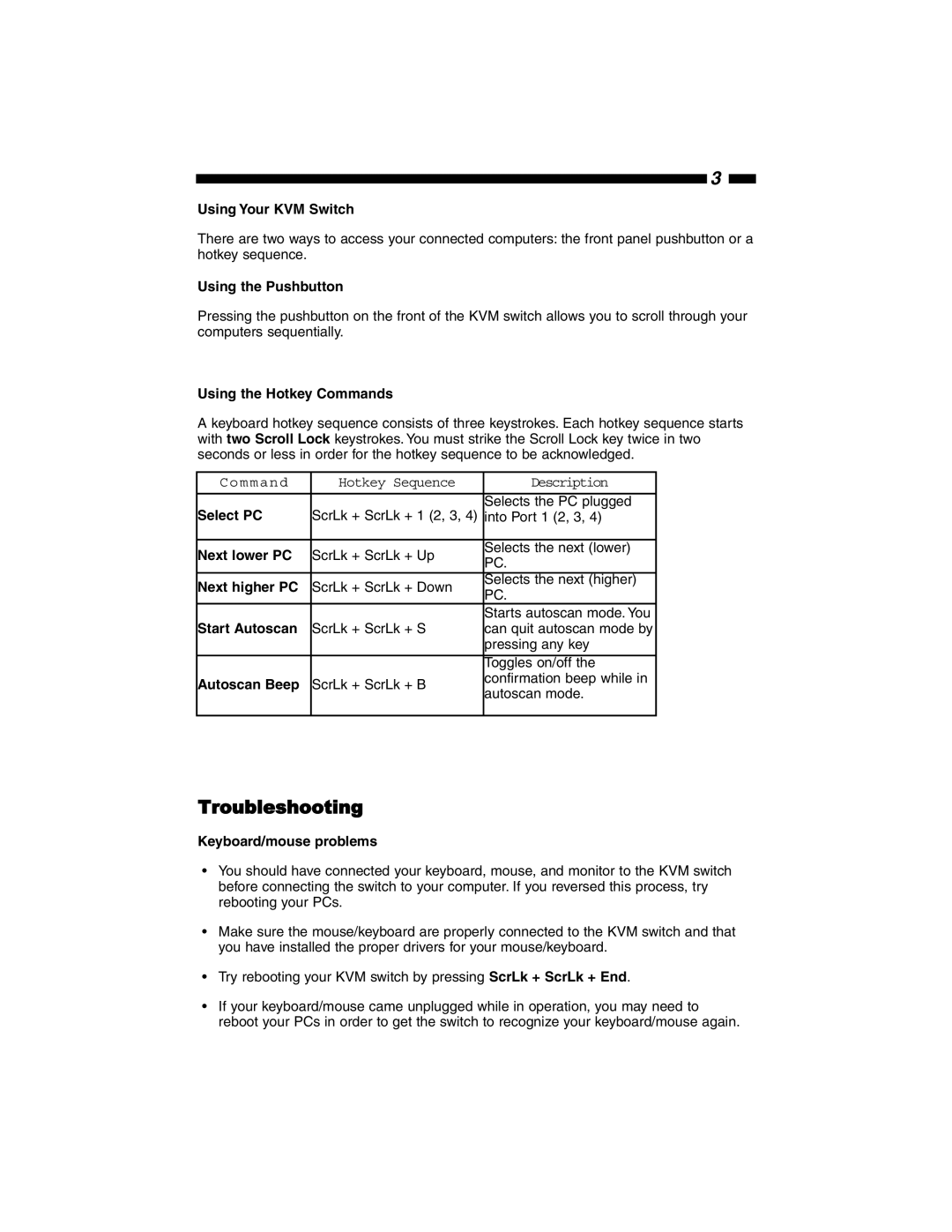 StarTech.com SV221DD, SV421DD manual Troubleshooting 