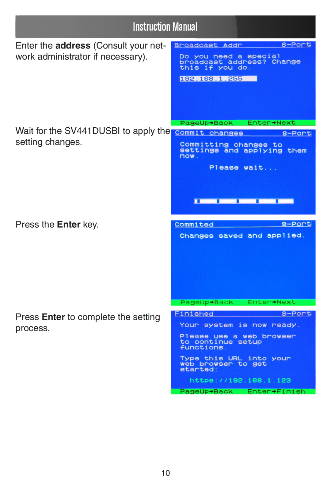 StarTech.com SV441DUSBI instruction manual 