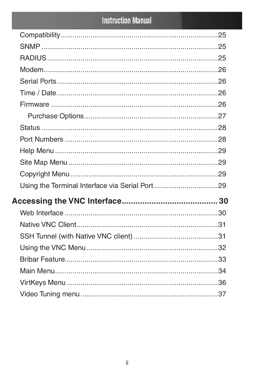 StarTech.com SV441DUSBI instruction manual Accessing the VNC Interface 