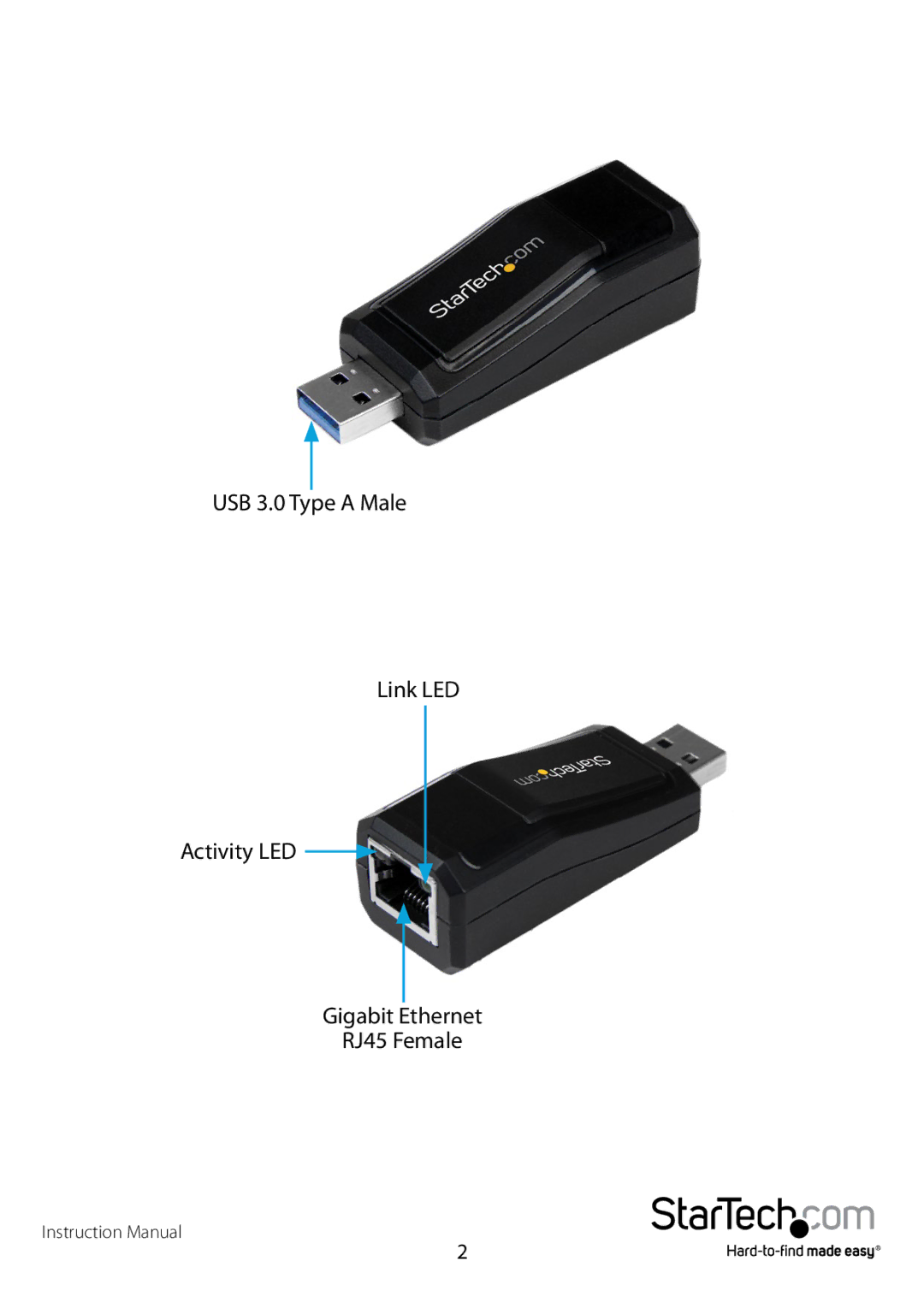 StarTech.com USB31000NDS manual 