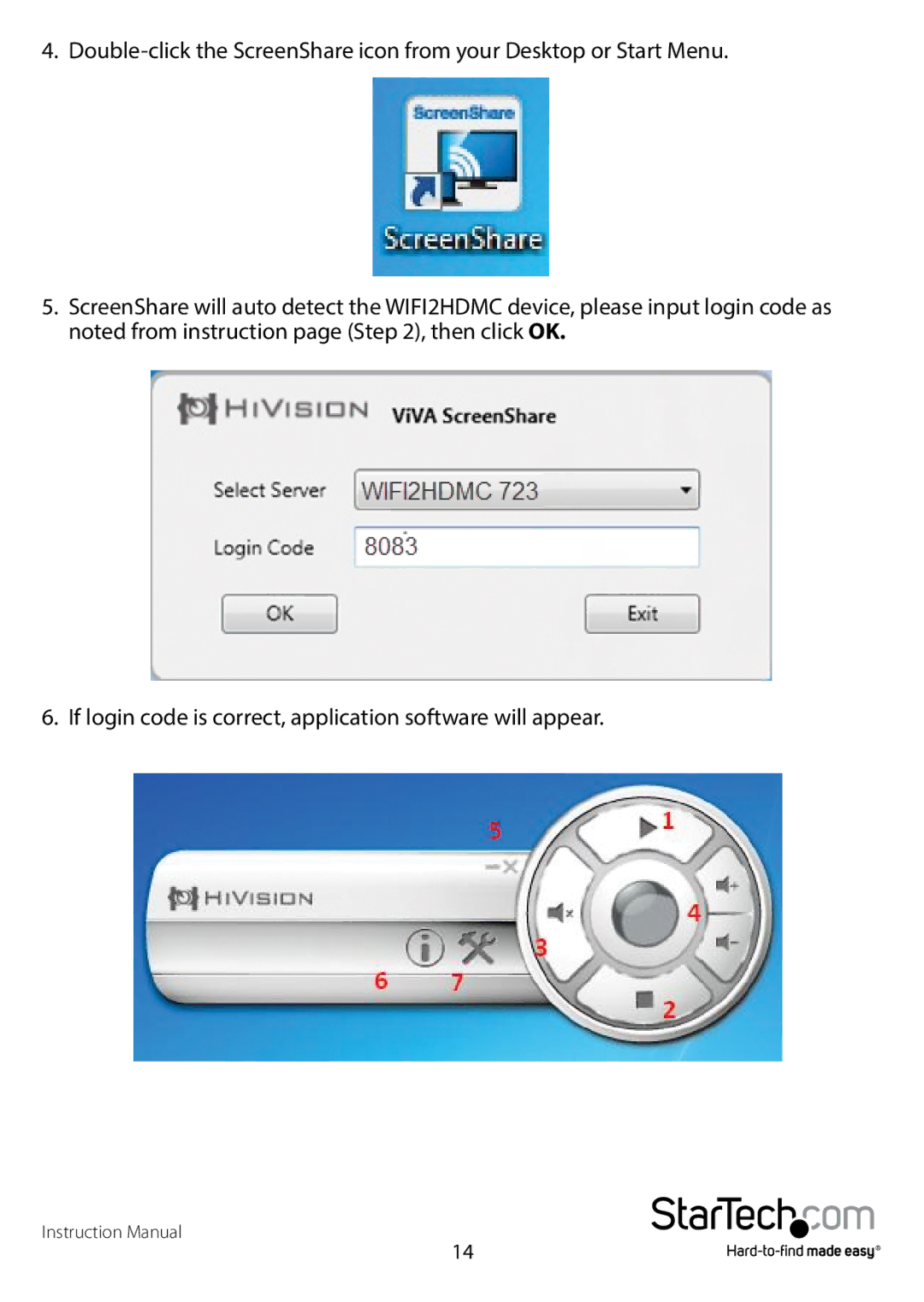 StarTech.com WIFI2HDMCGE manual 