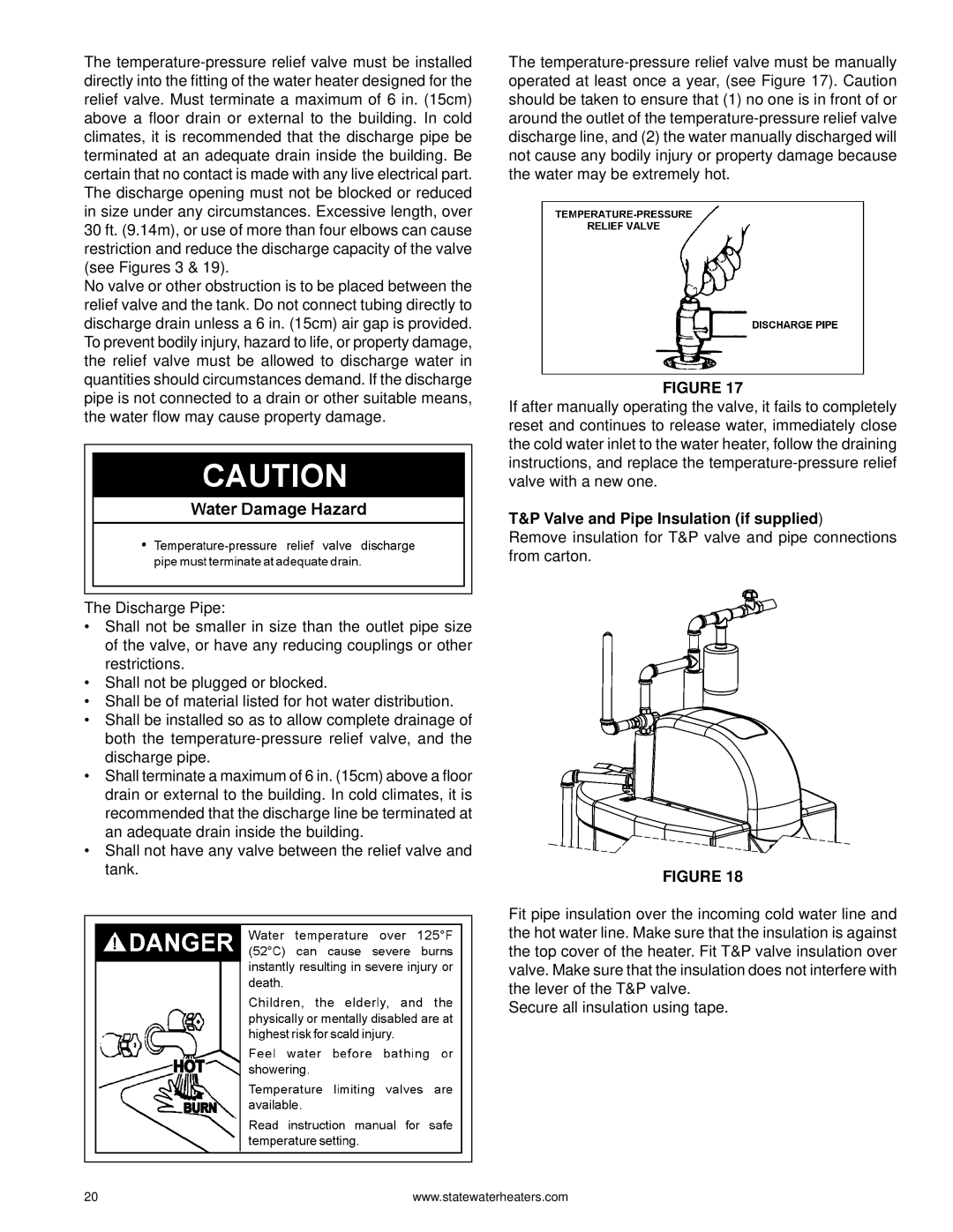 State Industries 0710 316888-002, GPH-90N warranty Valve and Pipe Insulation if supplied 